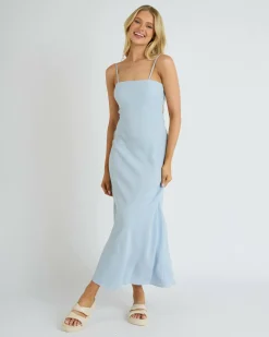 Hot Cleo Maxi Dress Women Linen Blend|Dresses