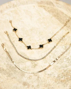 Jewelry|Jewelry*Karyn In LA Clover Bracelet Pack Gold
