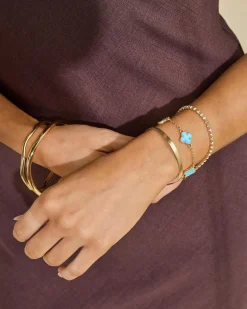 Jewelry|Jewelry*Karyn In LA Clover Bracelet Pack Turq/gold