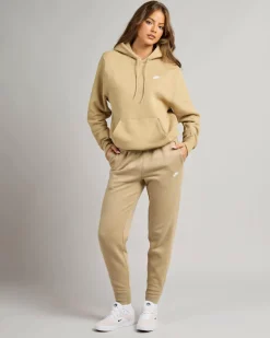 Sets|Activewear*Nike Club BB Jogger Track Pants Parachute Beige/parachute Beige/white