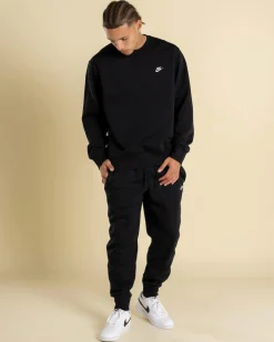 Hoodies & Sweatshirts*Nike Club Fleece Sweatshirt Black/white