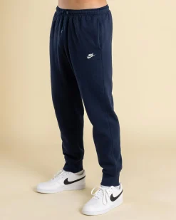 Activewear|Shorts & Bottoms*Nike Club Fleece Track Pants Obsidian/obsidian/white