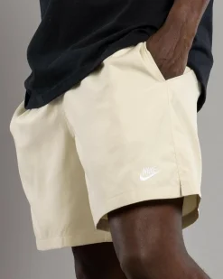 Activewear|Shorts & Bottoms*Nike Club Flow Shorts Lt Khaki/white