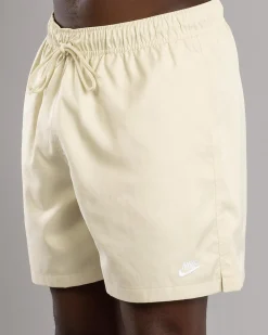 Activewear|Shorts & Bottoms*Nike Club Flow Shorts Lt Khaki/white