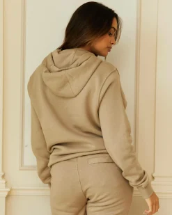 Sets|Jumpers & Hoodies*Nike Club Hoodie Khaki/khaki/white
