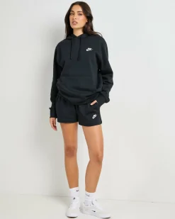 Sets|Jumpers & Hoodies*Nike Club Hoodie Black/black/white