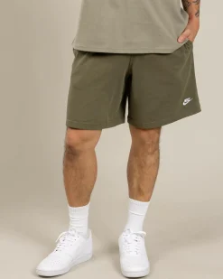 Activewear|Shorts & Bottoms*Nike Club Knit Shorts Medium Olive/white