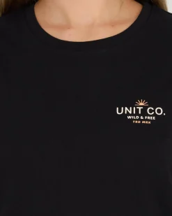 Tops*Unit Coast T-Shirt Black