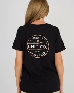 Tops*Unit Coast T-Shirt Black
