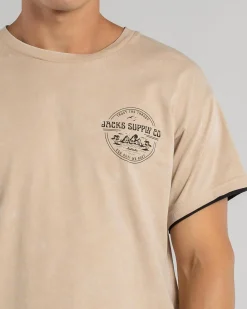 Tops & T-Shirts*Skylark Coastal Bliss T-Shirt Sand Acid