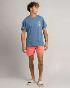 Tops & T-Shirts*Skylark Coastal Rush T-Shirt Slate Blue