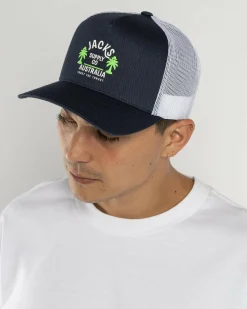 Headwear*Jacks Coastal Snapback Cap Navy/green