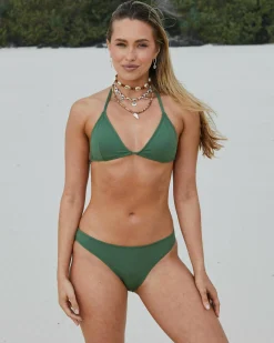Bikinis*Topanga Coco Beach Triangle Bikini Top Palm
