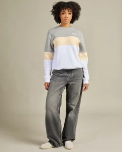 Jumpers & Hoodies*Unit Coco Crew Sweater Peach
