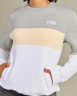 Jumpers & Hoodies*Unit Coco Crew Sweater Peach