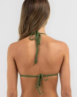 Bikinis*Topanga Coco Fixed Triangle Bikini Top Palm