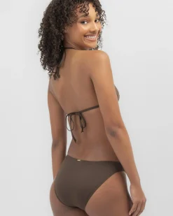 Bikinis*Topanga Coco Fixed Triangle Bikini Top Dark Choc