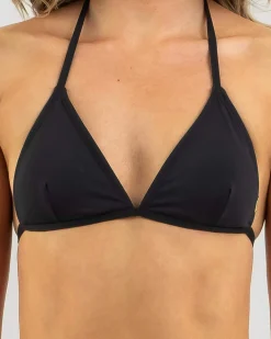 Bikinis*Topanga Coco Triangle Bikini Top Black