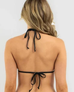 Bikinis*Topanga Coco Triangle Bikini Top Black
