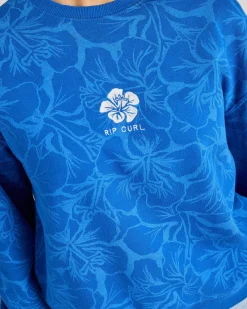 Jackets & Coats*Rip Curl Cody Welsh Crewneck Sweatshirt Royal Blue