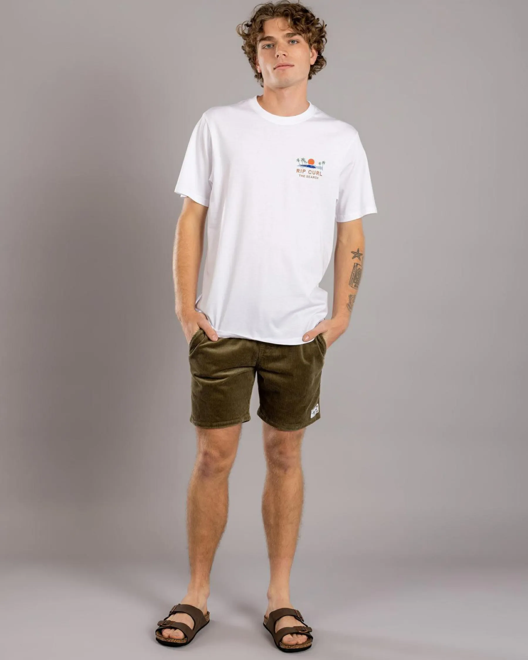 Tops & T-Shirts*Rip Curl Cody Welsh T-Shirt White