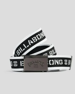 Discount Cog Print Web Belt Belts