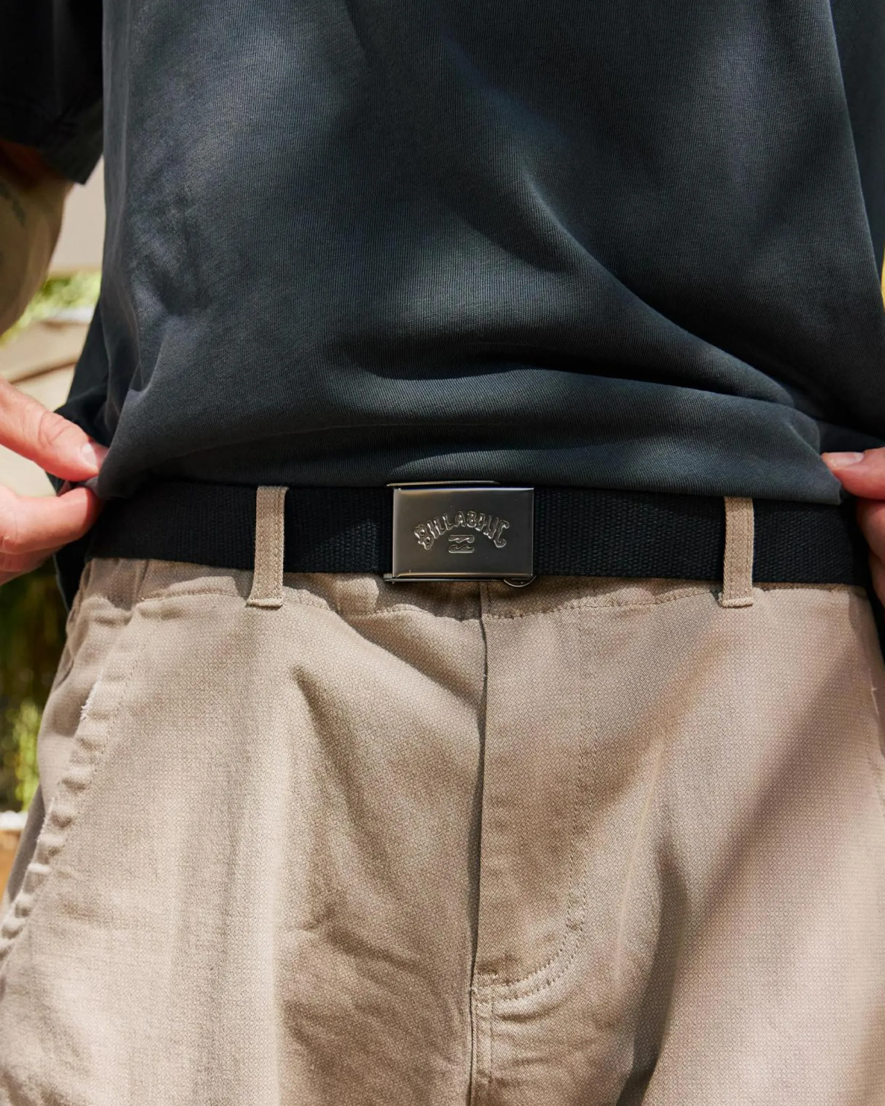 Belts*Billabong Cog Web Belt Stealth
