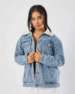 Jackets & Coats|Denim*DESU Colt Denim Jacket Heritage Mid Blue