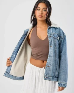 Jackets & Coats|Denim*DESU Colt Denim Jacket Heritage Mid Blue