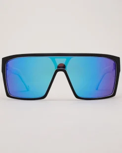 Sunglasses*Unit Command Polarised Sunglasses Matte Black/white Polar