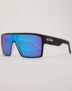Sunglasses*Unit Command Polarised Sunglasses Matte Black/white Polar