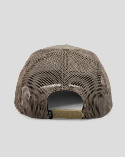 Headwear*RVCA Commonwealth Curved Trucker Cap Mushroom