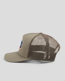 Headwear*RVCA Commonwealth Curved Trucker Cap Mushroom