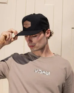 Headwear*RVCA Commonwealth Deluxe Snapback Cap Black