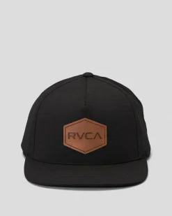 Headwear*RVCA Commonwealth Deluxe Snapback Cap Black