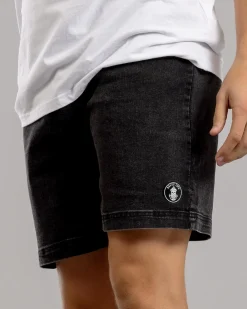 Sale Comprise Elastic Waist Shorts Denim|Shorts & Bottoms