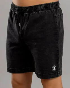 Sale Comprise Elastic Waist Shorts Denim|Shorts & Bottoms