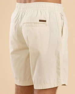 Shorts & Bottoms*Lucid Conclude Elastic Waist Shorts Off White