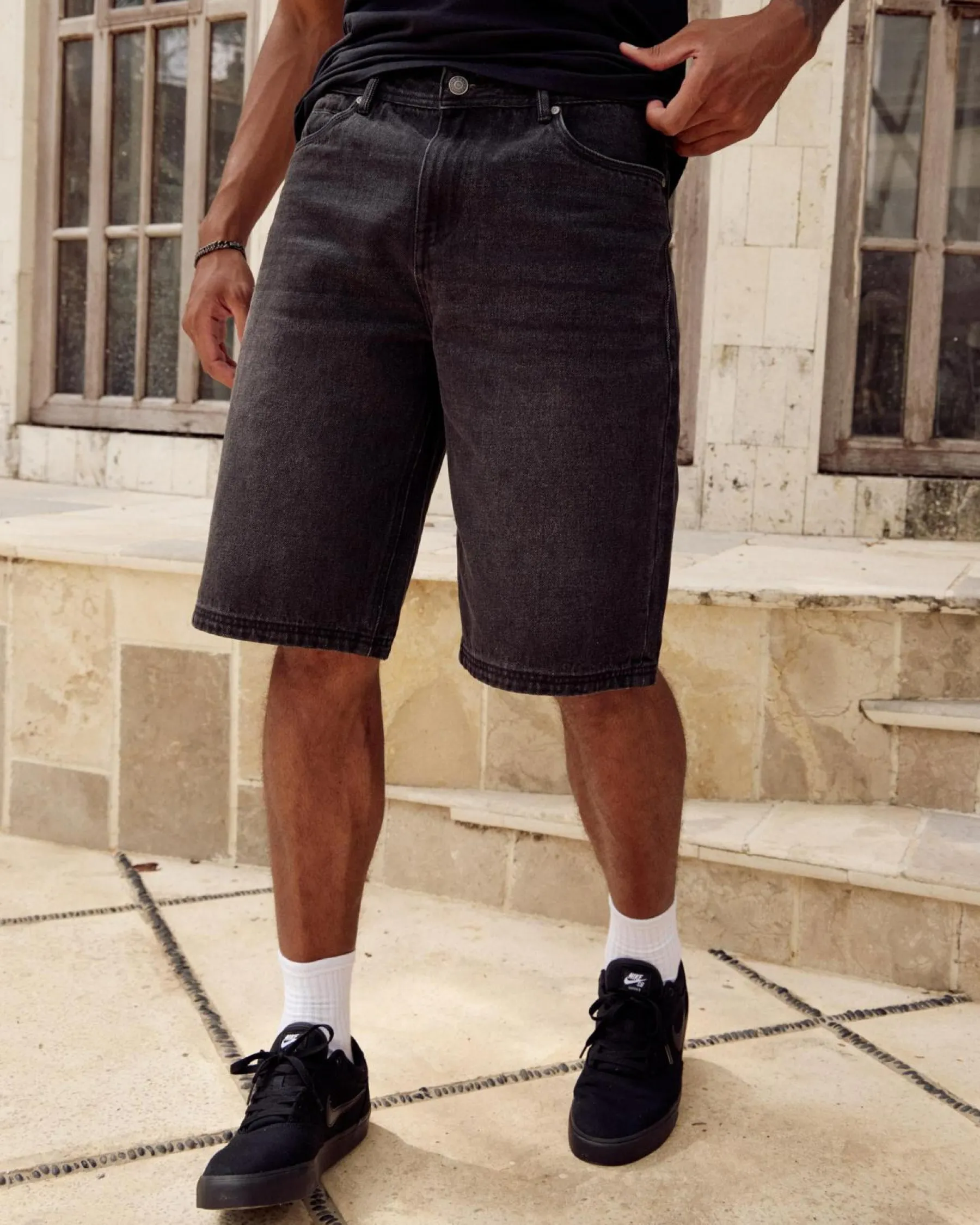 Denim|Shorts & Bottoms*Dexter Contact Walk Shorts Black