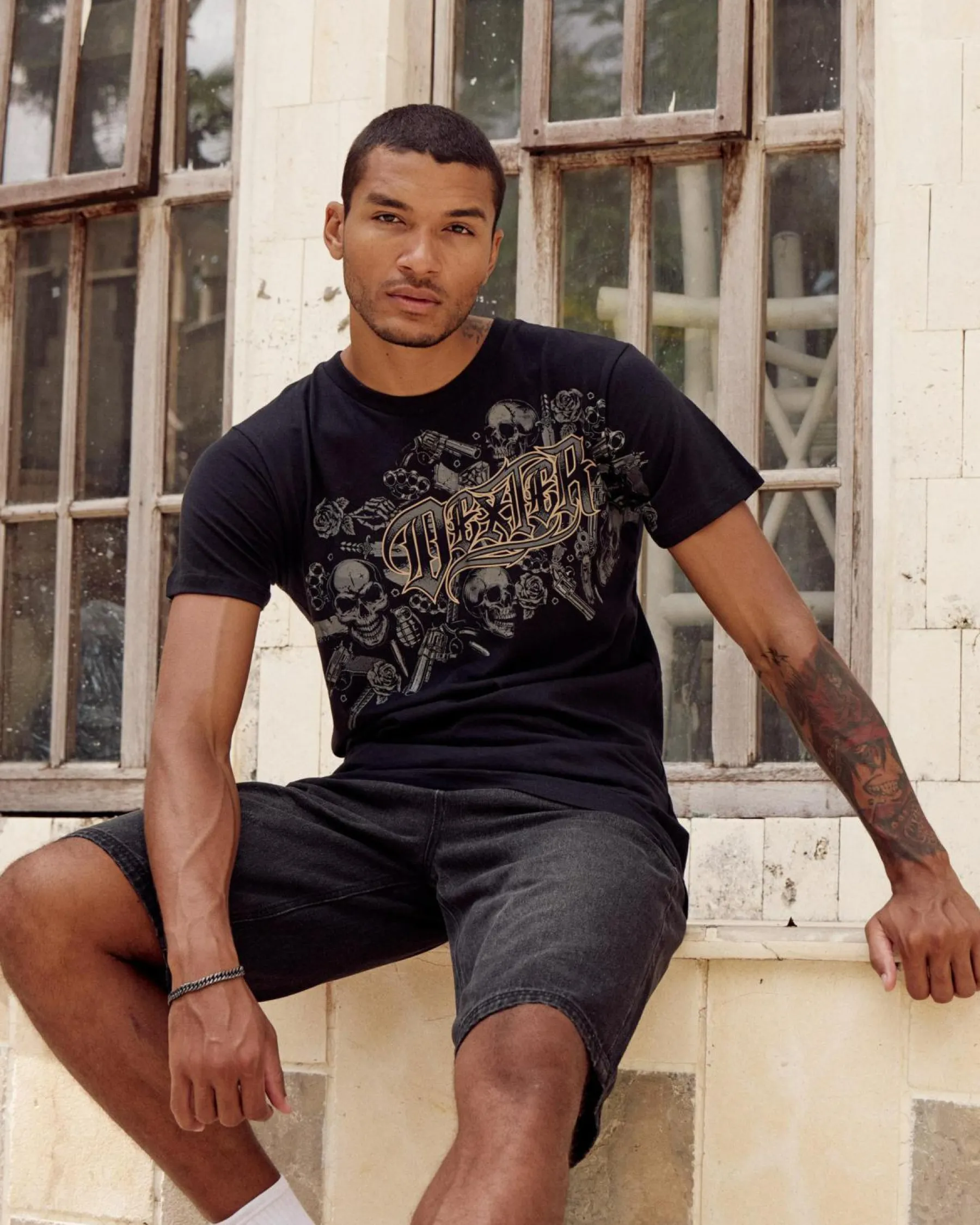 Denim|Shorts & Bottoms*Dexter Contact Walk Shorts Black