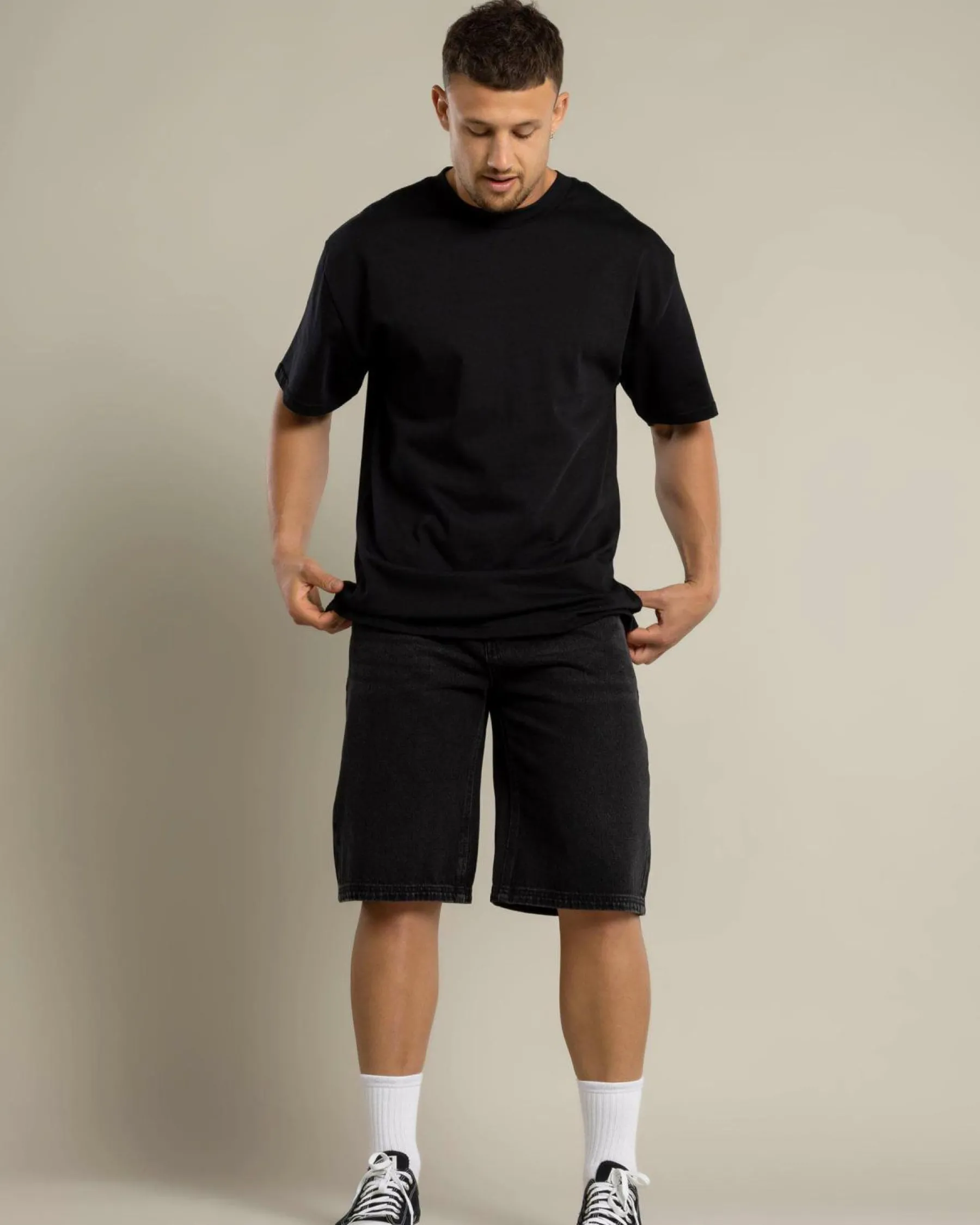 Denim|Shorts & Bottoms*Dexter Contact Walk Shorts Black