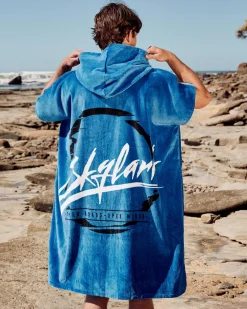 Beach Accessories & Towels*Skylark Continual Hooded Towel Slate Blue