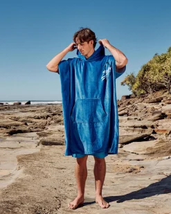 Beach Accessories & Towels*Skylark Continual Hooded Towel Slate Blue