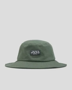 Headwear*Jacks Contour Wide Brim Hat Sage