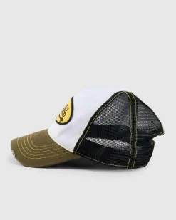 Headwear|Headwear*Von Dutch Contrast Wash Trucker Cap Moss White