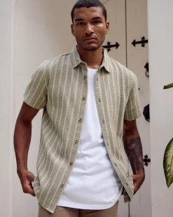 Tops & T-Shirts*Lucid Conviction Short Sleeve Shirt Thyme