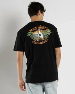 Tops & T-Shirts*The Mad Hueys Cookedatoo Eshay T-Shirt Black