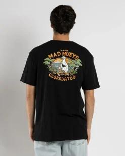Tops & T-Shirts*The Mad Hueys Cookedatoo Eshay T-Shirt Black
