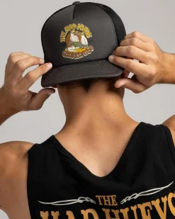 Headwear*The Mad Hueys Cookedatoo Trio Trucker Cap Olive