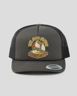 Headwear*The Mad Hueys Cookedatoo Trio Trucker Cap Olive